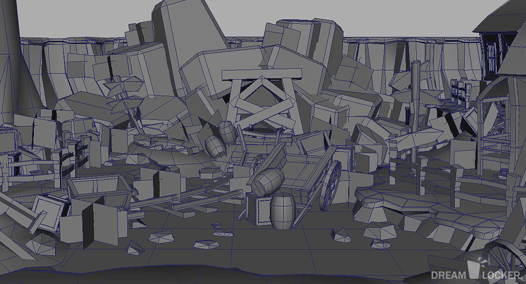 The Rocking Undead - maya level building